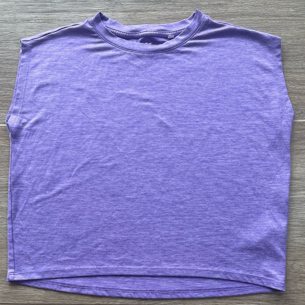 DSG Girls' Performance Muscle Tank Purple Size 16